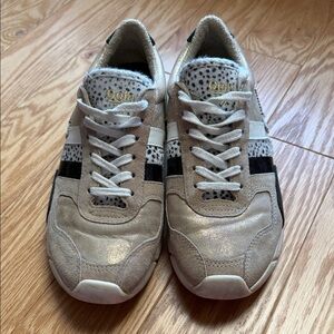 Gola Eclipse Mode Gold and Black Sneakers